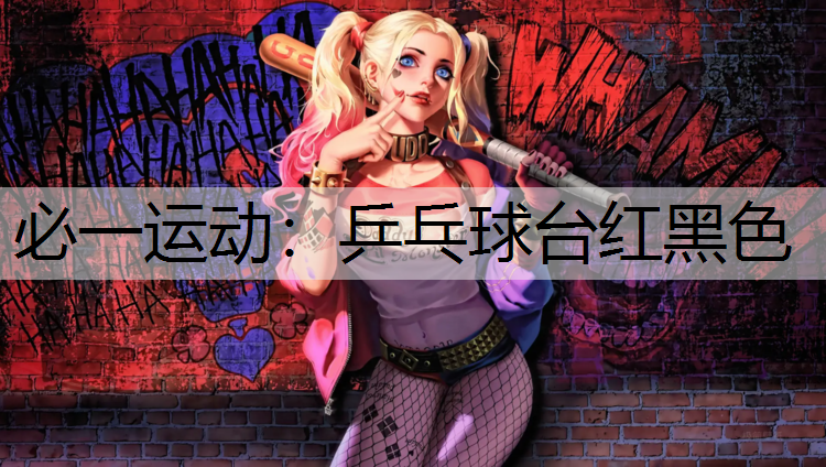 乒乓球台红黑色